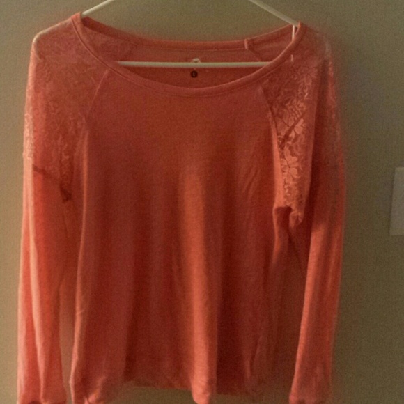 PEACH LONGSLEEVE SHIRT lrg - Picture 1 of 2