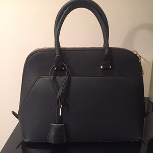 Zara black satchel