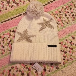 Coach winter sparkle star hat