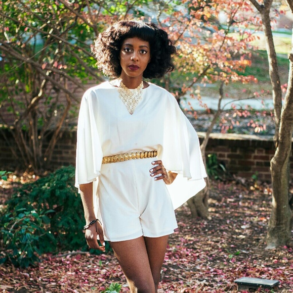 ASOS TALL CAPE ROMPER