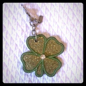 4 leaf clover key chain/purse accessory by COACH