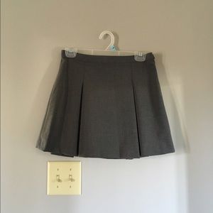 Gray mini skirt