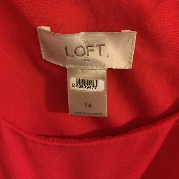 LOFT Dress Geranium pink and white - Picture 4 of 5