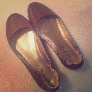 Missimo ballet flats- faux leather
