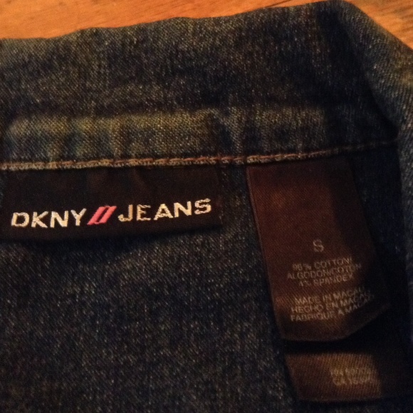 DKNY dark denim jacket - Picture 2 of 4