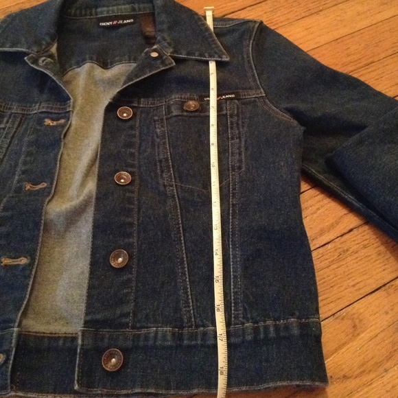 DKNY dark denim jacket - Picture 3 of 4