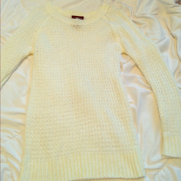 Cream sweater