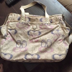 Coach diaper bag
