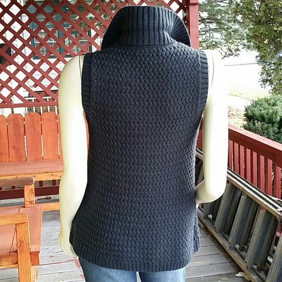Amazing Blue Snap Front Sweater - Picture 4 of 4