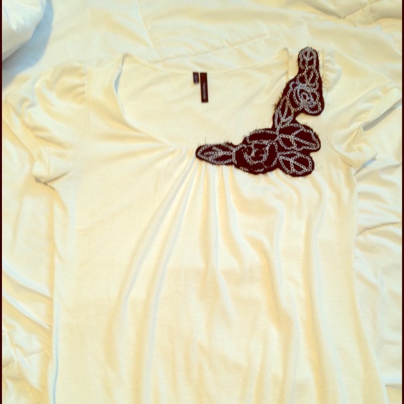 Whiteish cream shirt