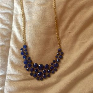 Cobalt blue statement necklace