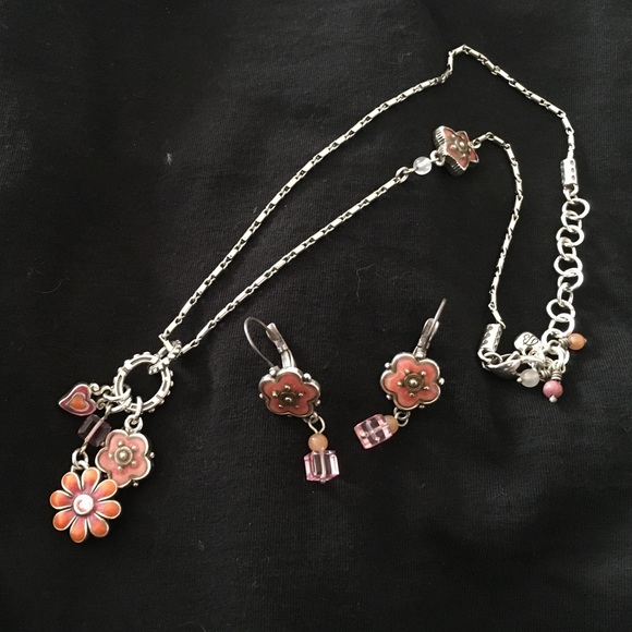 Brighton necklace and earrings