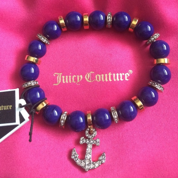 NWT Juicy Couture stretchy beaded bracelet