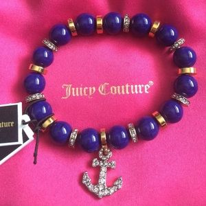 NWT Juicy Couture stretchy beaded bracelet