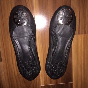 Black Tory Burch Flats