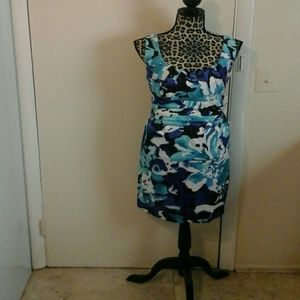 Bisou Bisou floral dress 16w