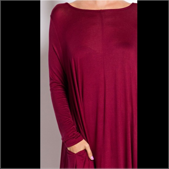 💔LAST ONE💔🇺🇸Dark Teal Pocket Maxi Dress - Picture 3 of 4