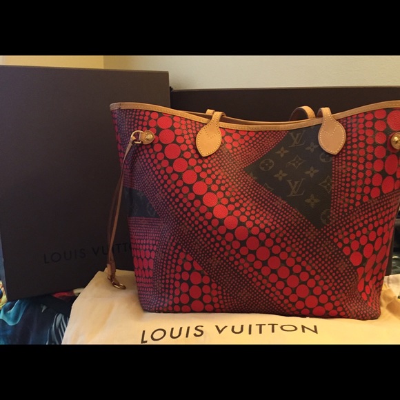 LV Monogram Yoyoi Kusama MM Neverfull - Picture 3 of 4