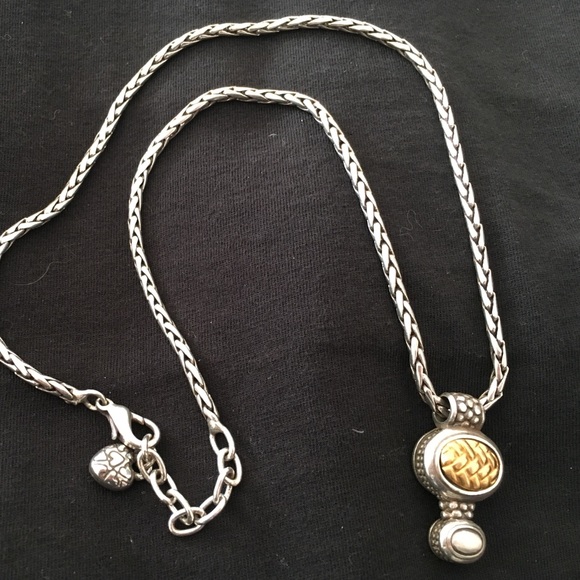 Brighton classic goldtone and silver necklace