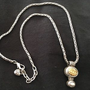 Brighton classic goldtone and silver necklace