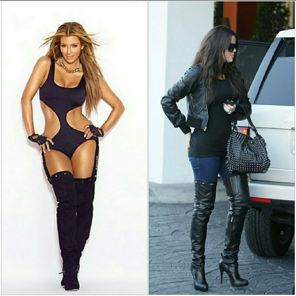 Report Signature Kane Thigh High Suede Boot