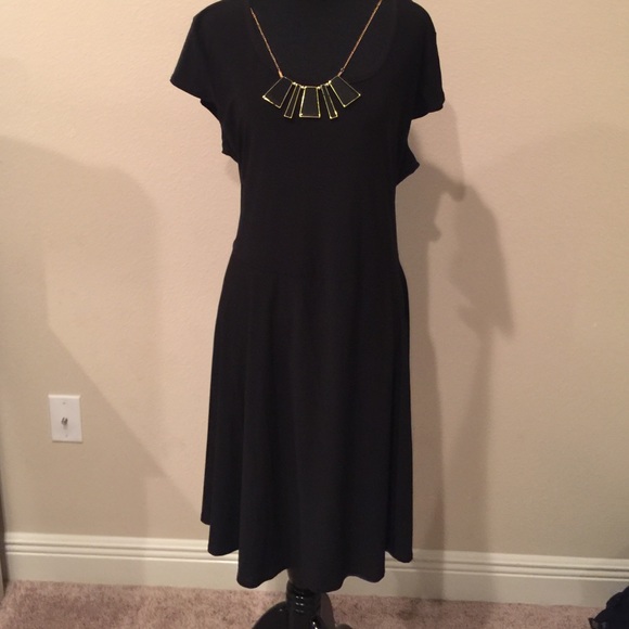 Black dress, necklace included