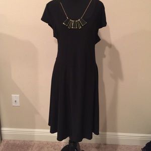 Black dress, necklace included