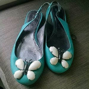 Boden slingbacks with butterfly detail