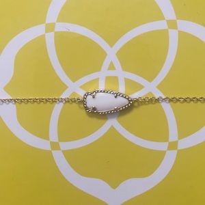 Kendra Scott Gold Skylie Necklace White Pearl