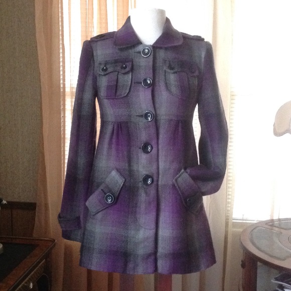 BB Dakota Jackets & Blazers - Jack BB Dakota plaid wool blend jacket