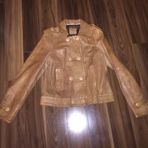Banana Republic Brown Leather Jacket