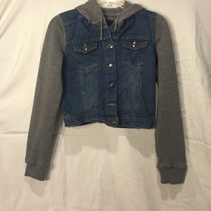Hoodie Jean Jacket