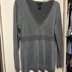 Tunic length sweater