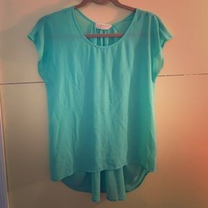 Lost April sheer top