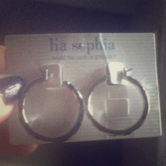 Lia Sophia hooped earrings