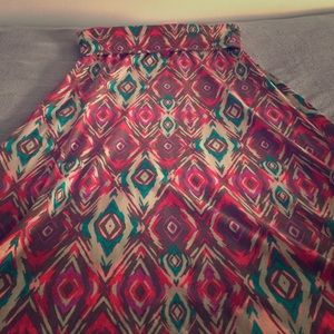 Printed Maxi skirt
