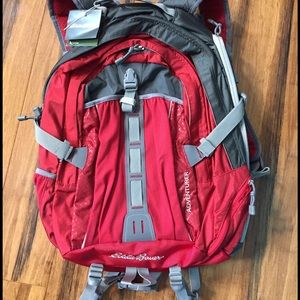 Eddie Bauer "Adventurer" Backpack in Scarlet