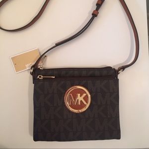 Michael Kors Fulton crossbody bag - brown