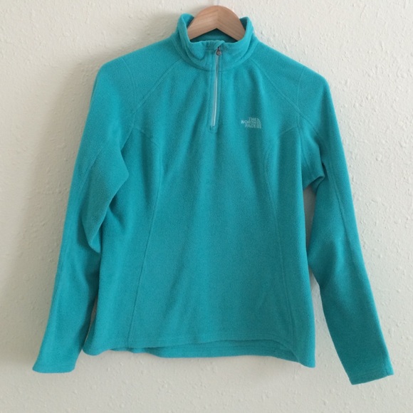 North Face Blue Pullover Fleece