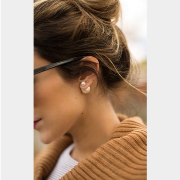 ✅ Glass Double sided earrings with beads! - Picture 4 of 4