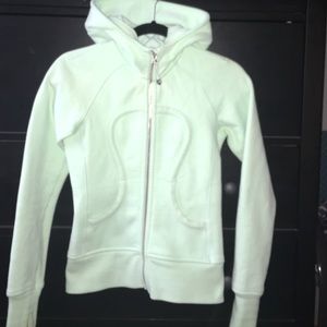 lululemon scuba hoodie mint green/aqua color