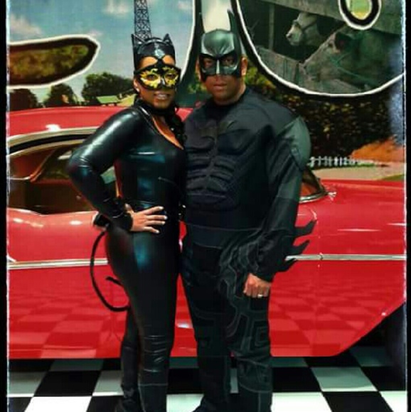 Cat woman and Batman Costume