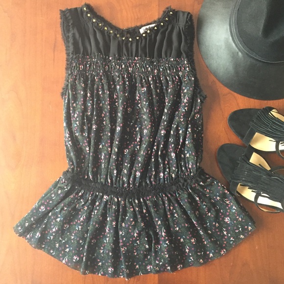 Juicy Couture Tops - Studded floral Juicy Couture top