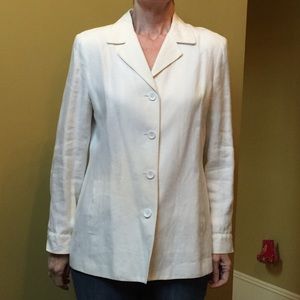 White Linen Jacket