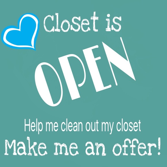 Closet is open to offers!