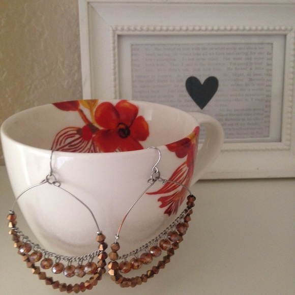 BKE beaded bohemian earrings