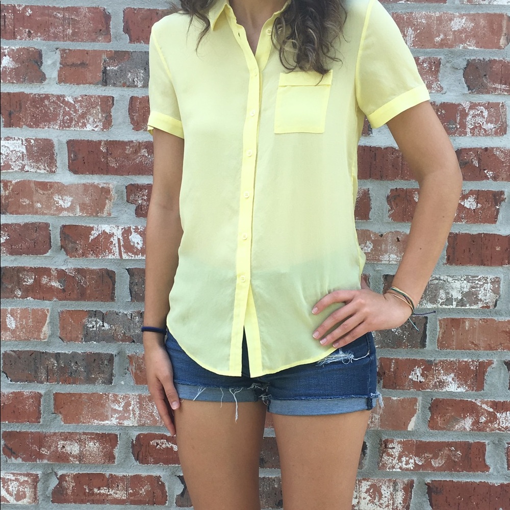 Sheer Collared blouse