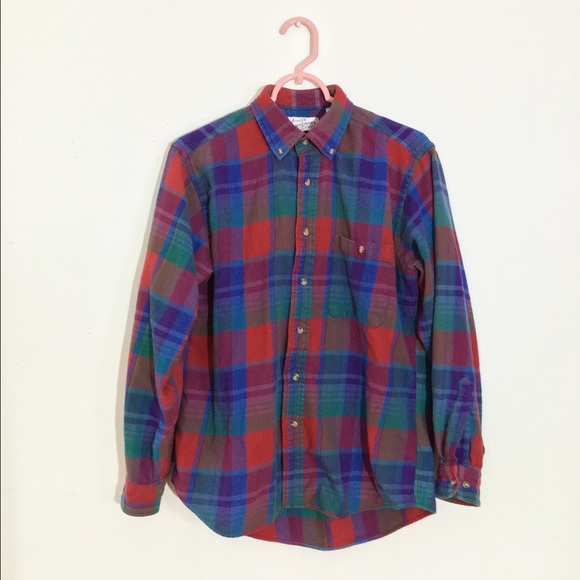 Sears Roebuck Tops - 🎉HP🎉 Vintage Sears Roebuck Flannel Button Down