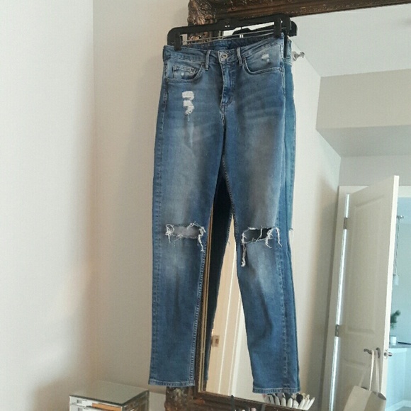 Highwaisted skinny jeans