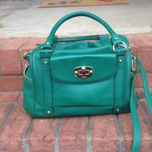 Beautiful bright green purse